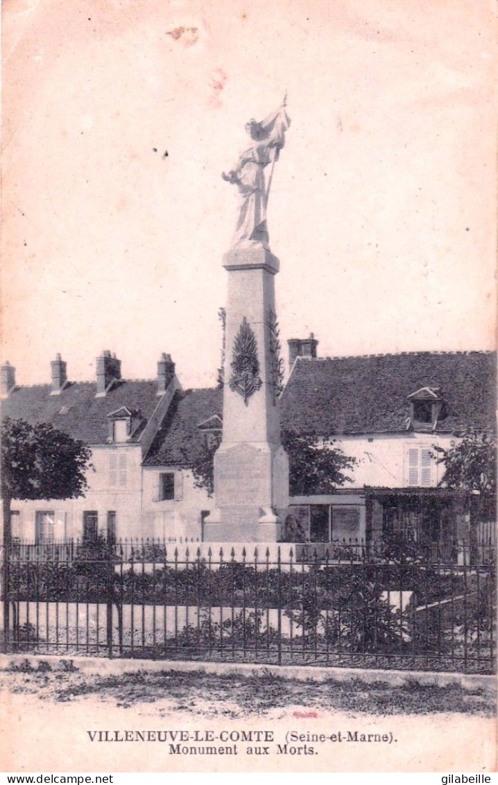 77  - Seine Et Marne -  VILLENEUVE Le COMTE - Monument Aux Morts - Altri & Non Classificati