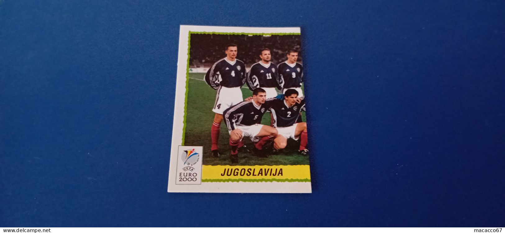 Figurina Panini Euro 2000 - 211 Squadra Jugoslavia Sx - Edition Italienne
