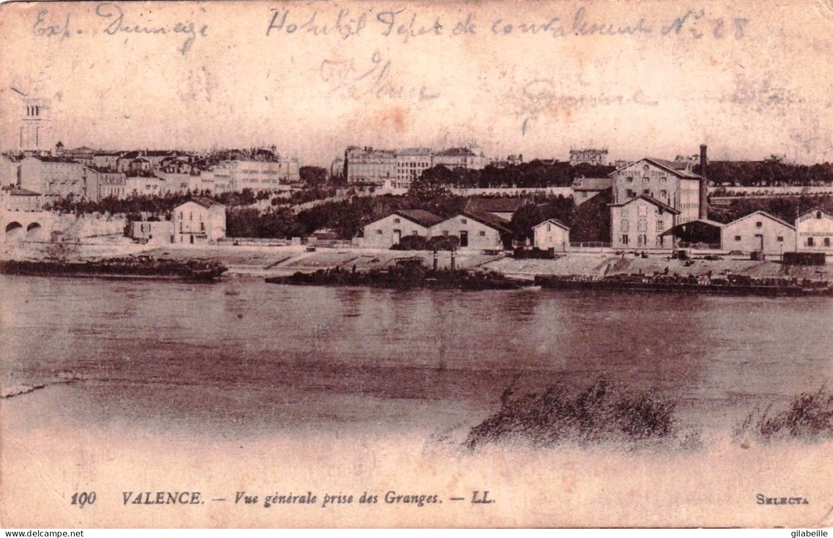 26 - Drome - VALENCE - Vue Generale Prise Des Granges - Minoterie - Valence