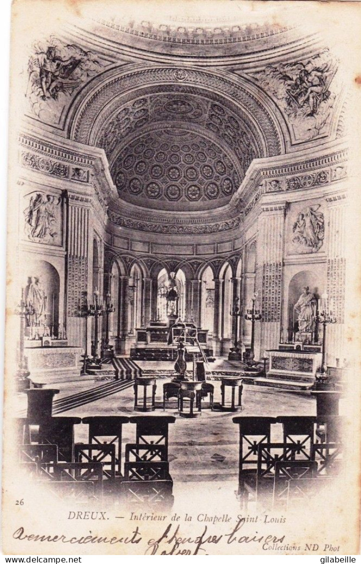 28 - Eure Et Loir -  DREUX - Interieur De La Chapelle Saint Louis  - Dreux