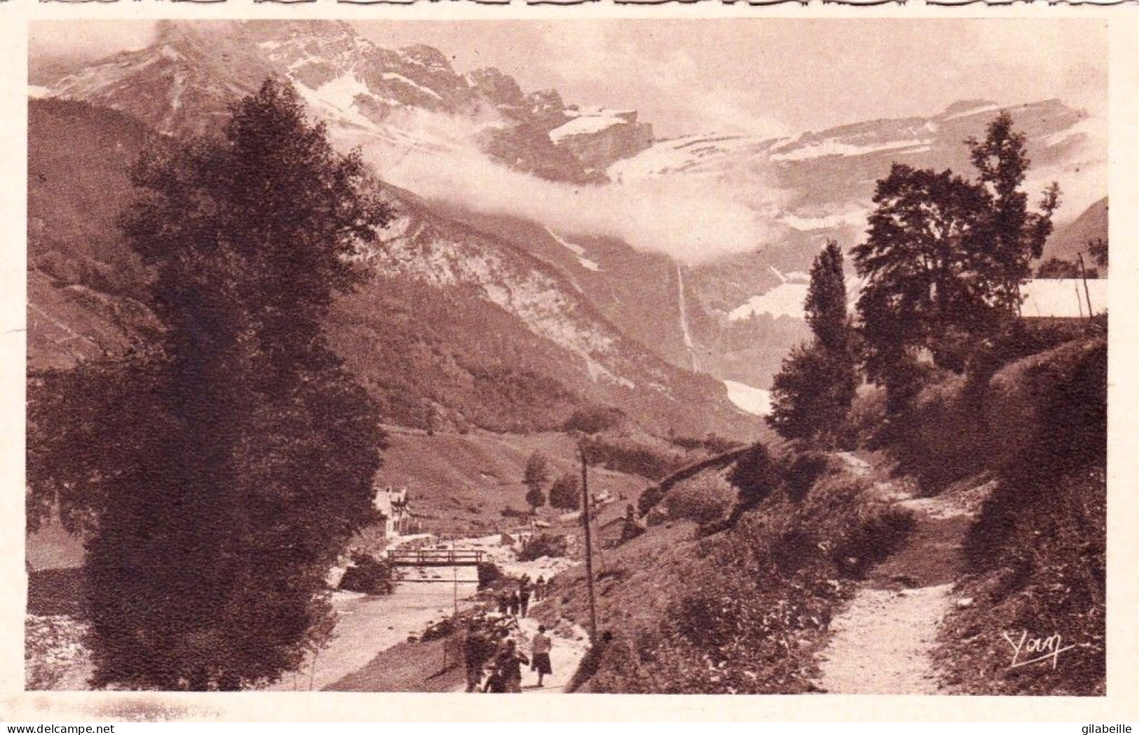 64 - Pyrenées Atlantiques -  GAVARNIE -  Le Cirque Vu Du Village - Andere & Zonder Classificatie