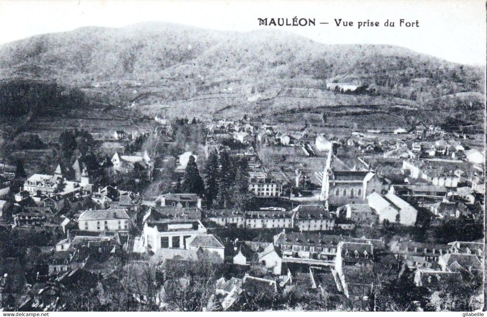 64 - Pyrenees Atlantiques -  MAULEON - Vue Prise Du Fort - Mauleon Licharre