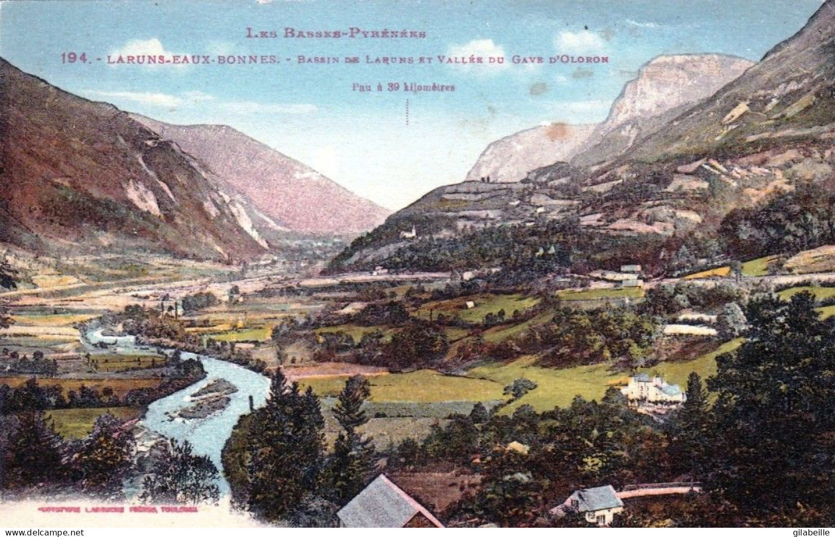 64 - Pyrenées Atlantiques -  LARUNS - EAUX BONNES -  Bassin De Laruns Et Vallée Du Gave D Oloron - Laruns