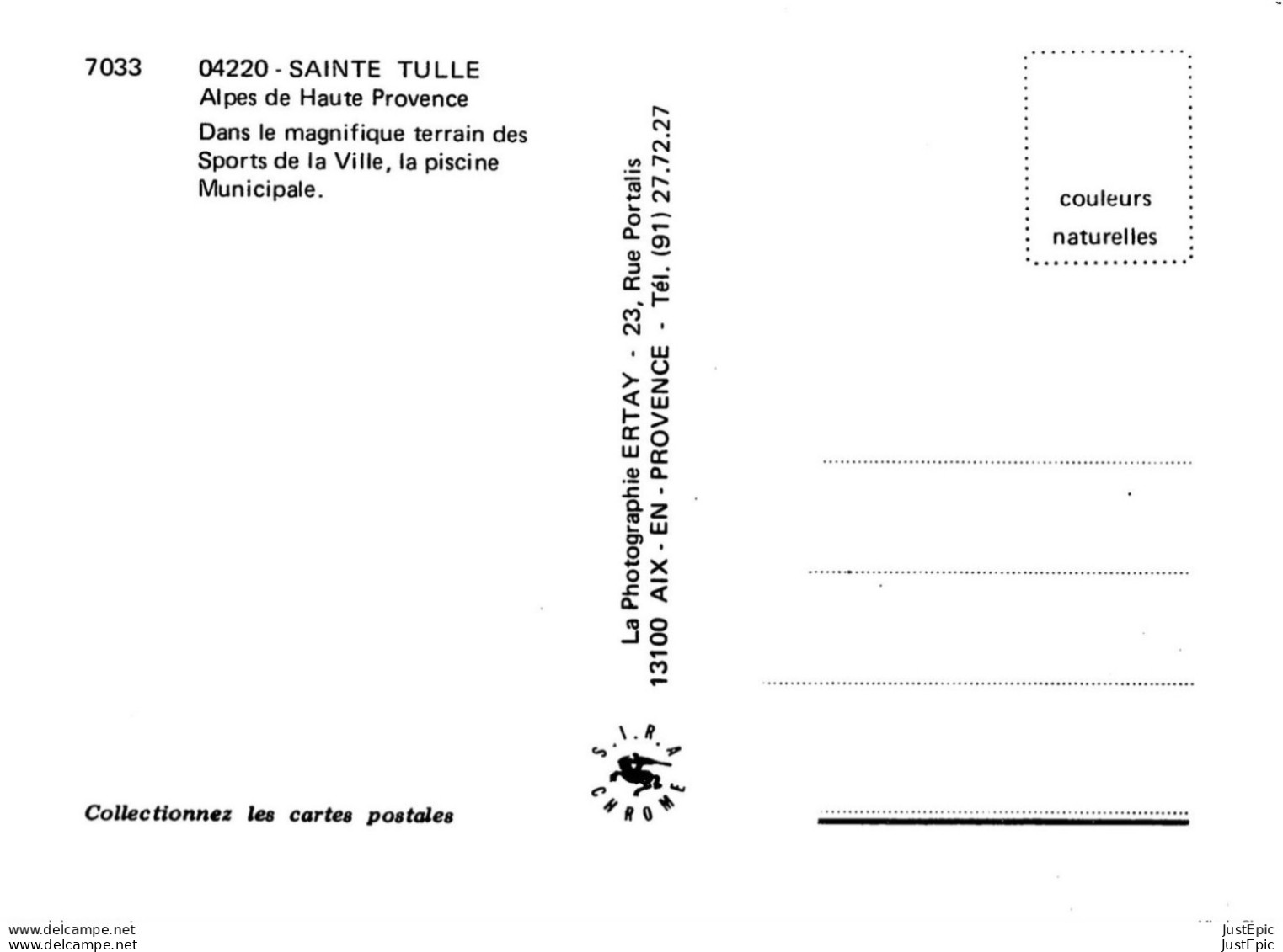 [04] SAINTE TULLE - La Piscine Municipale - CPM - Other & Unclassified