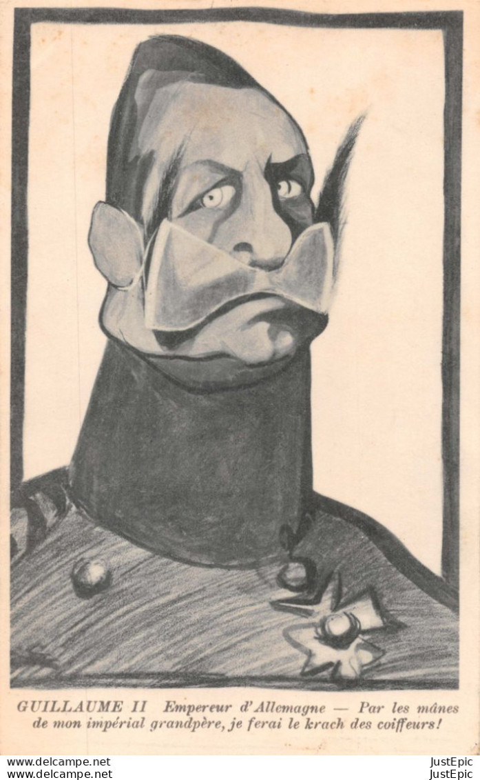 GUILLAUME II, Empereur D'Allemagne - Illustrateur Leal Da Camara ( L'Assiette Au Beurre)  CPR - Satiriques