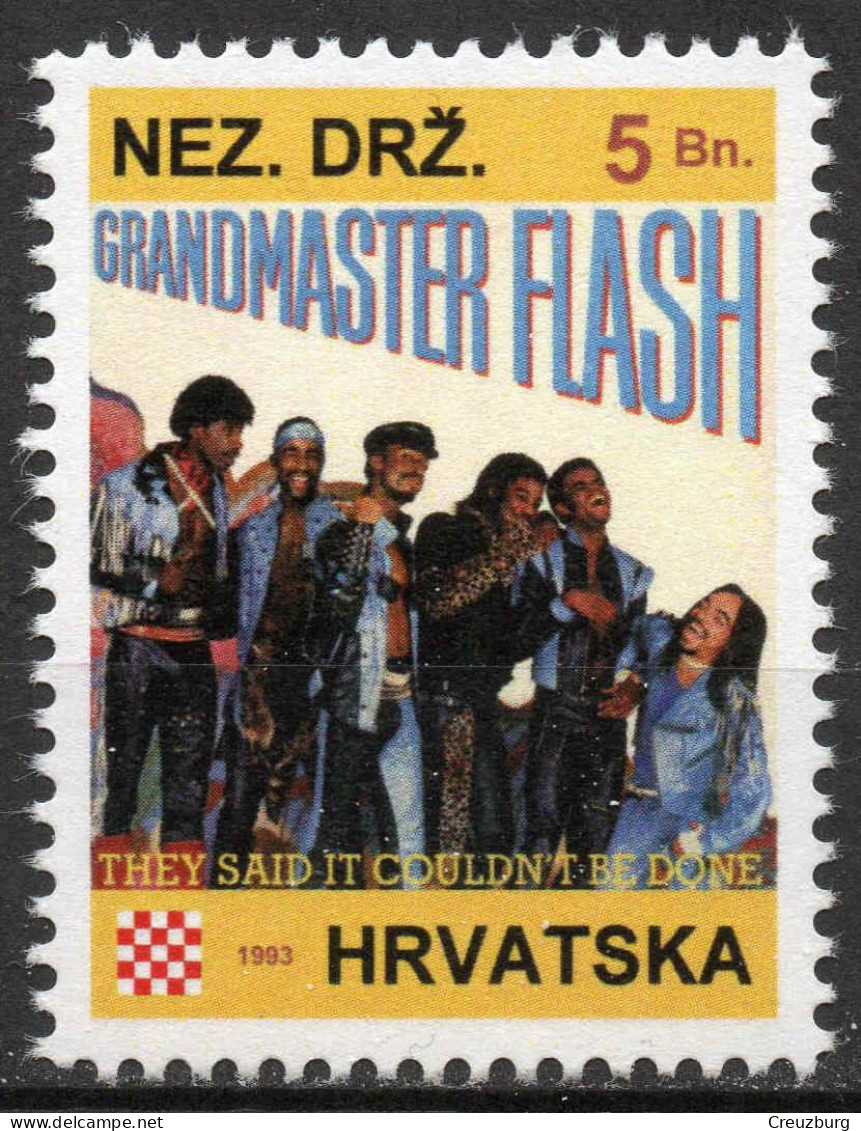 Grandmaster Flash - Briefmarken Set Aus Kroatien, 16 Marken, 1993. Unabhängiger Staat Kroatien, NDH. - Croatia