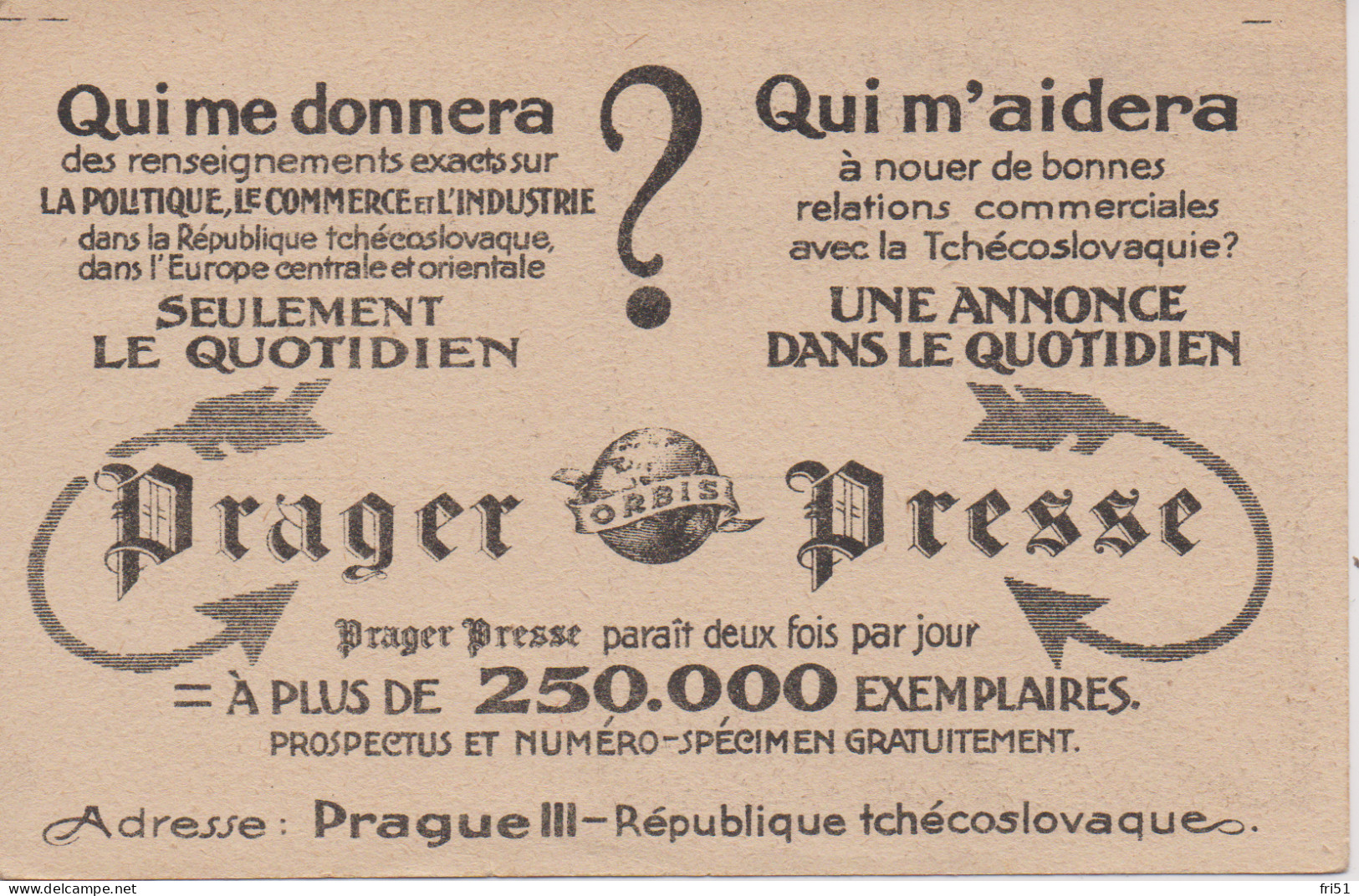 Prager Presse - Tchéquie