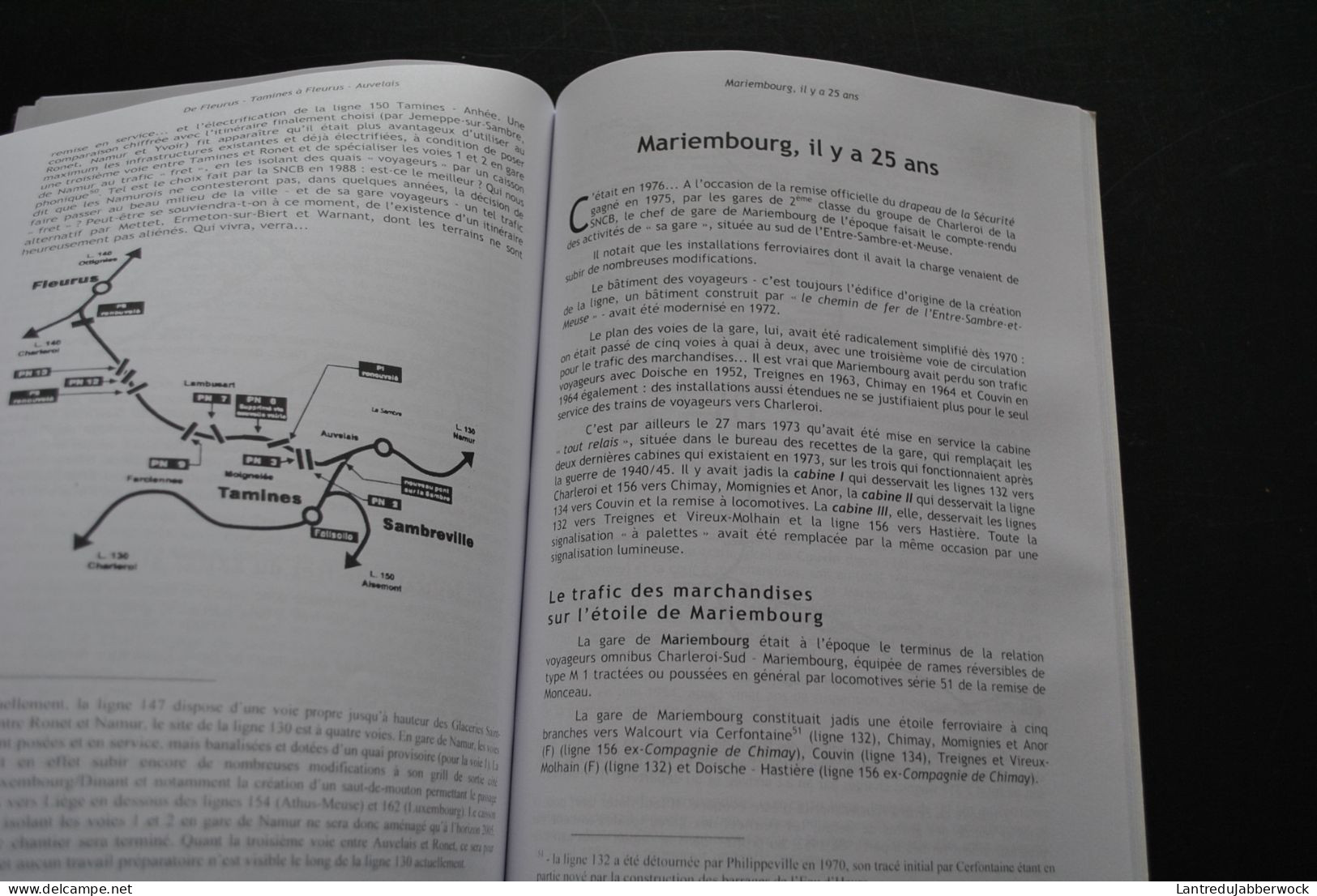 MARGANNE Aspects De L'histoire Et De L'actualité Ferroviaire Belge Entre Sambre Et Meuse Tamines Fleurus Auvelais Statte - Spoorwegen En Trams