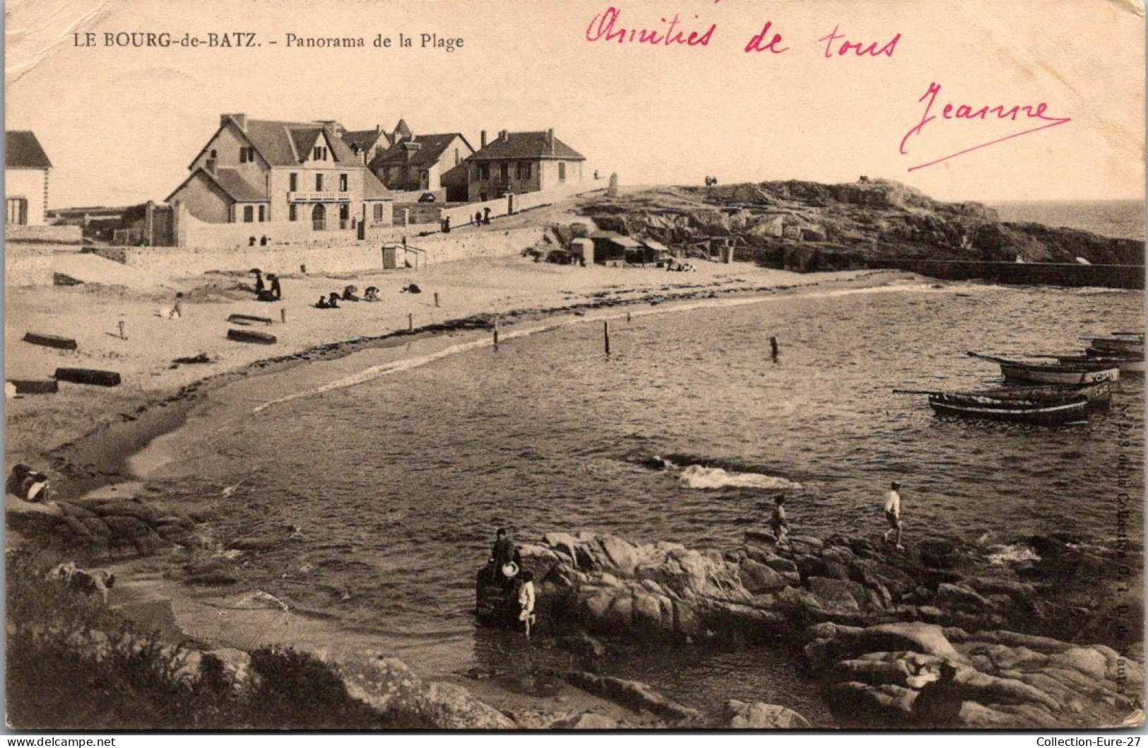 (18/05/24) 44-CPA BOURG DE BATZ - Batz-sur-Mer (Bourg De B.)