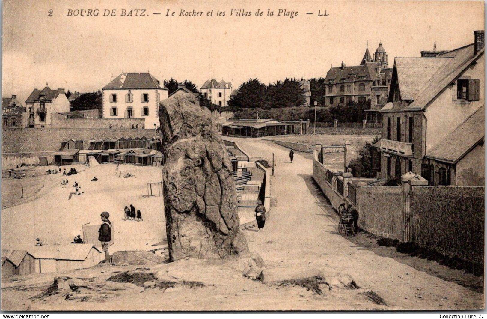 (18/05/24) 44-CPA BOURG DE BATZ - Batz-sur-Mer (Bourg De B.)
