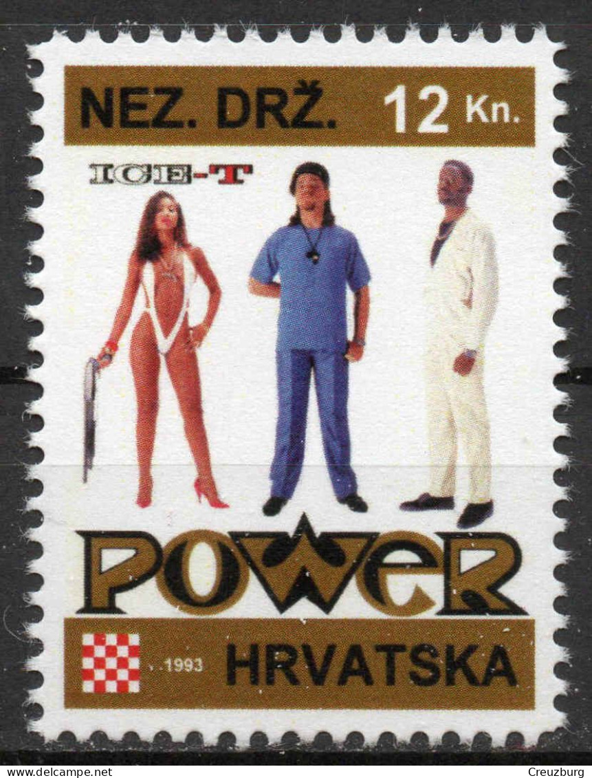 Ice-T - Briefmarken Set Aus Kroatien, 16 Marken, 1993. Unabhängiger Staat Kroatien, NDH. - Croatie