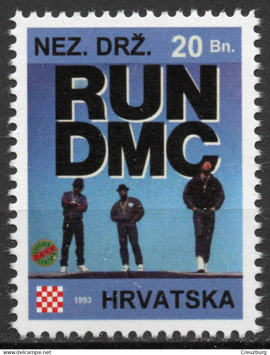 Run DMC - Briefmarken Set Aus Kroatien, 16 Marken, 1993. Unabhängiger Staat Kroatien, NDH. - Croatie