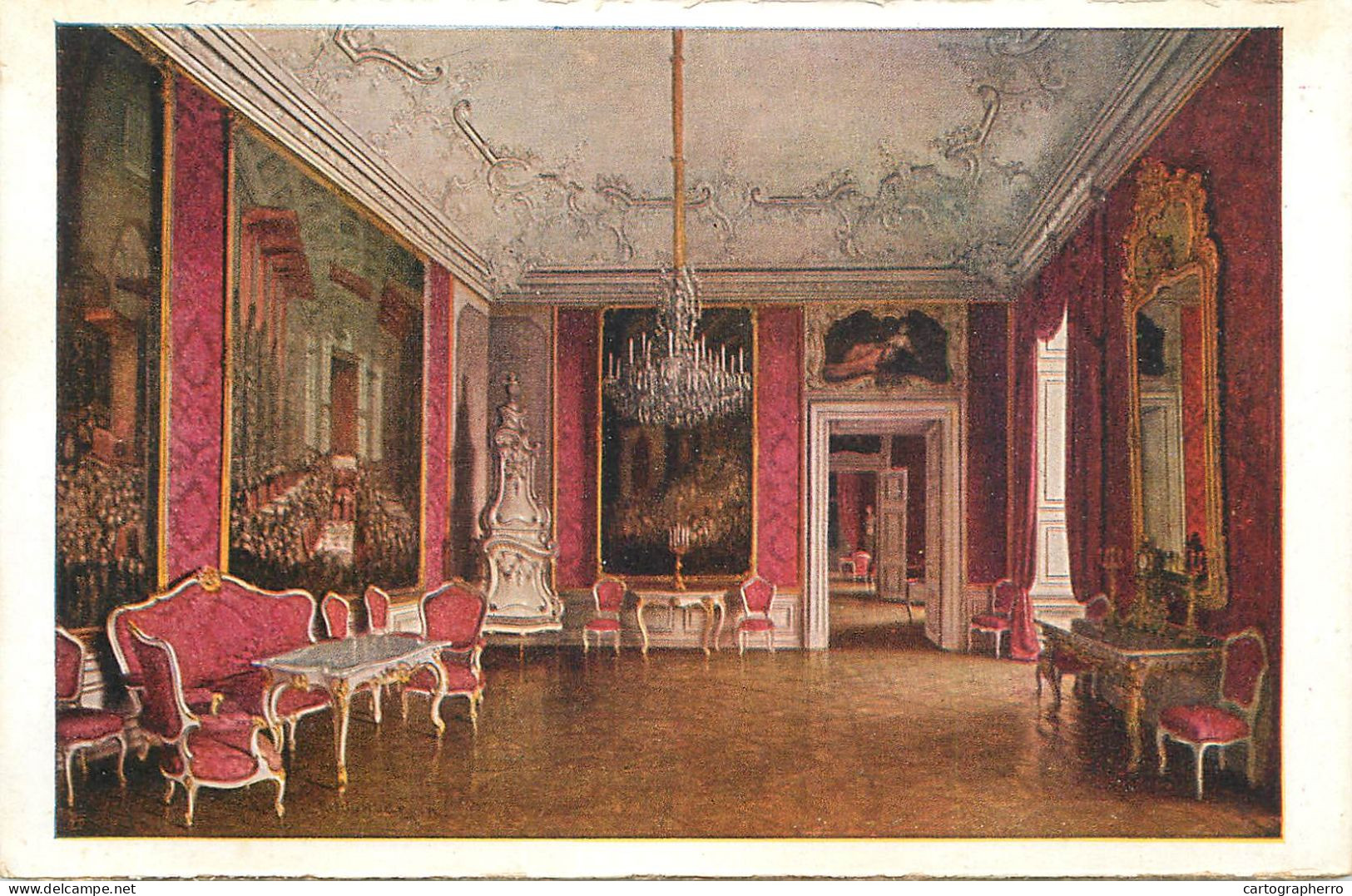 Postcard Austria Wien Schönbrunn Palace Birth Room Of Emperor Franz Joseph - Château De Schönbrunn