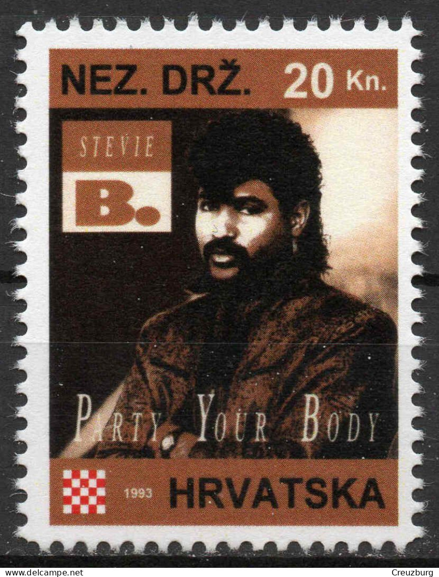 Stevie B. - Briefmarken Set Aus Kroatien, 16 Marken, 1993. Unabhängiger Staat Kroatien, NDH. - Croacia