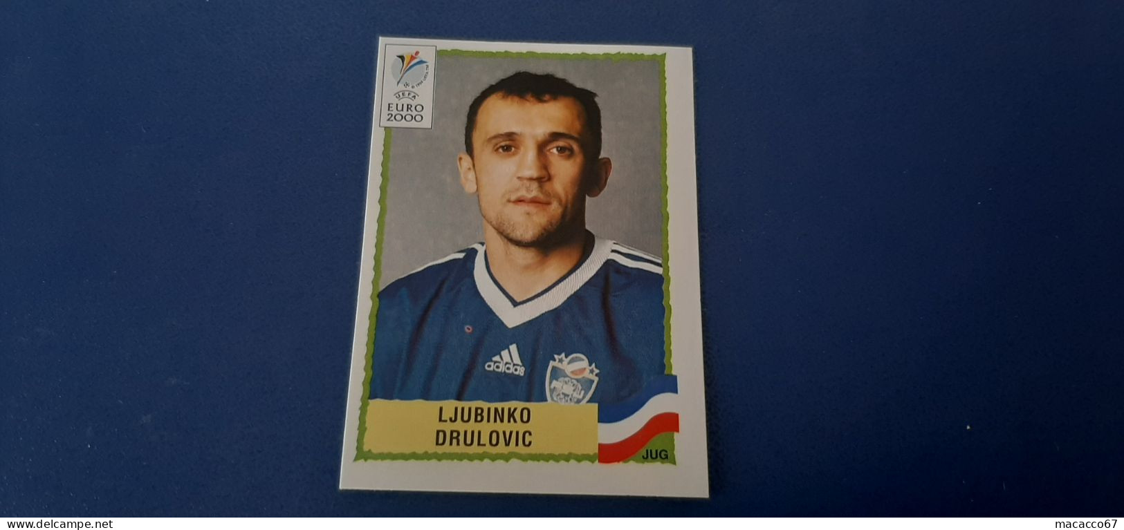 Figurina Panini Euro 2000 - 226 Drulovic Jugoslavia - Edición Italiana