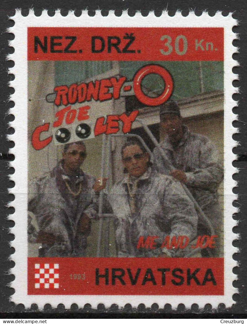 Rodney O And Joe Cooley - Briefmarken Set Aus Kroatien, 16 Marken, 1993. Unabhängiger Staat Kroatien, NDH. - Croatie