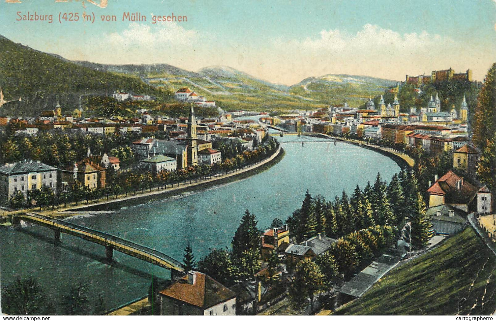 Postcard Austria Salzburg - Salzburg Stadt