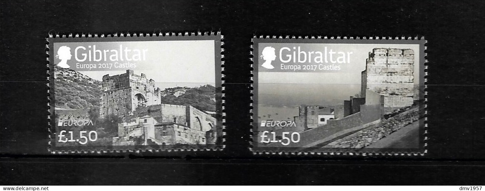 Gibraltar 2017 MNH Europa. Castle Sg 1734/5 - Gibraltar