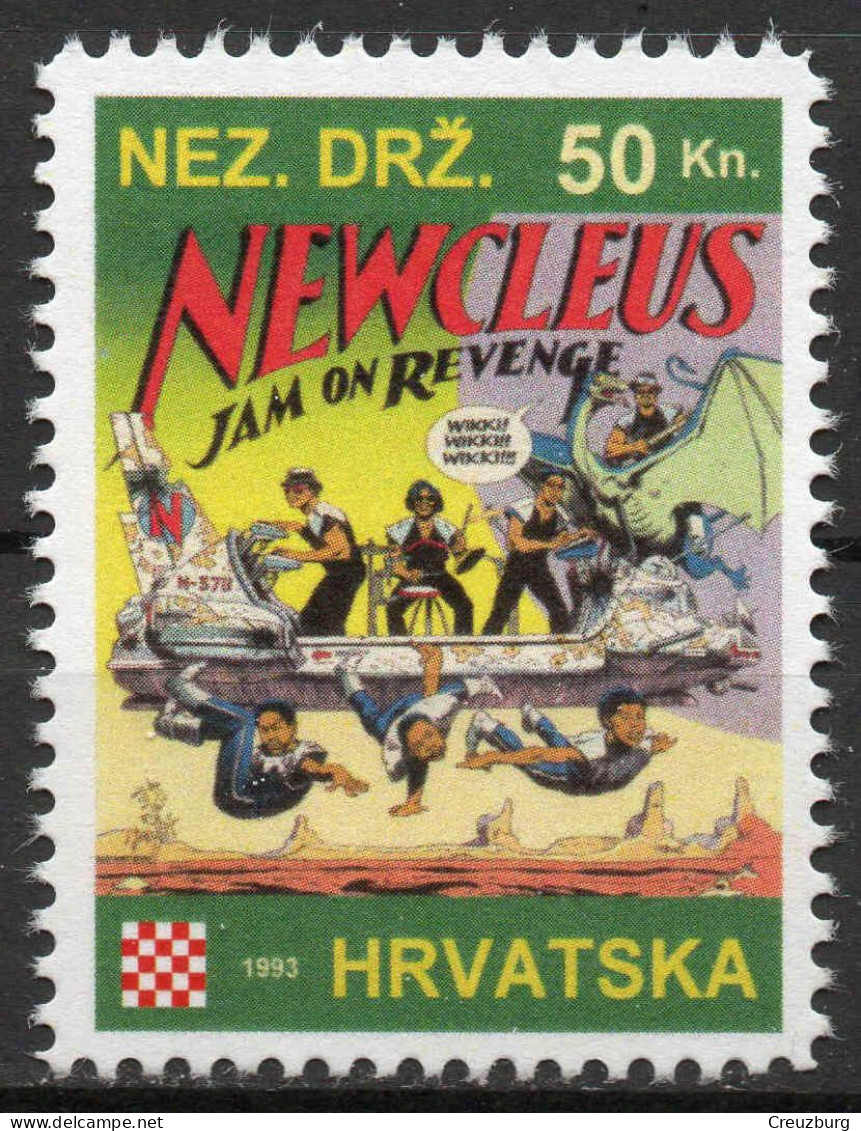 Newcleus - Briefmarken Set Aus Kroatien, 16 Marken, 1993. Unabhängiger Staat Kroatien, NDH. - Kroatië