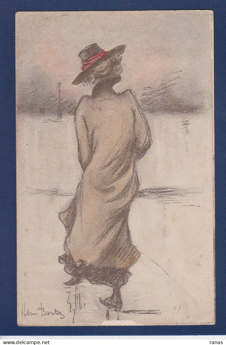 CPA Boutet Henri Femme Woman Art Nouveau Non Circulée - Boutet