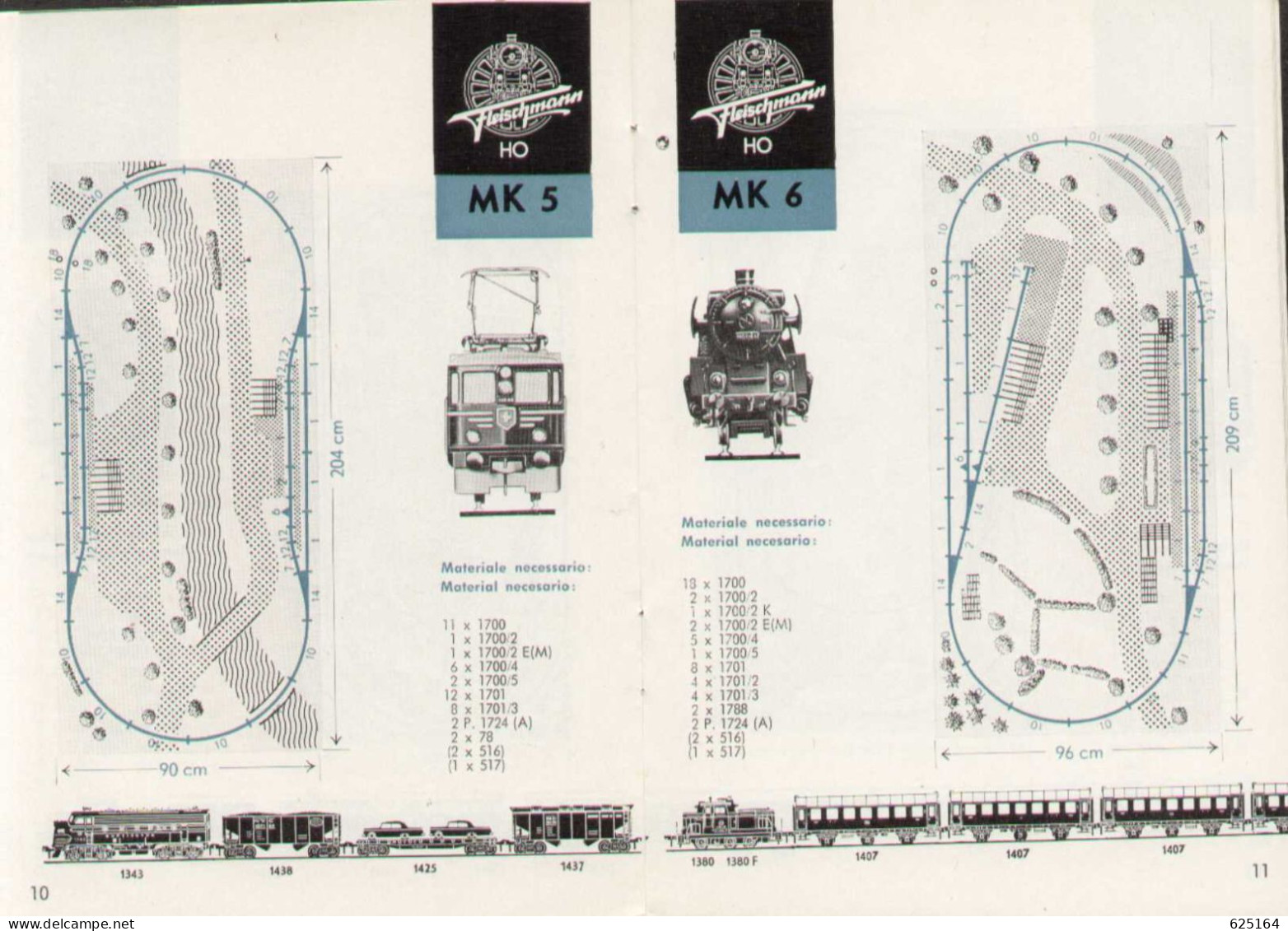 Catalogue FLEISCHMANN 1964 MK  HO Binari Modello Per Il Principiante  - En Italien Et Espagnol - Ohne Zuordnung
