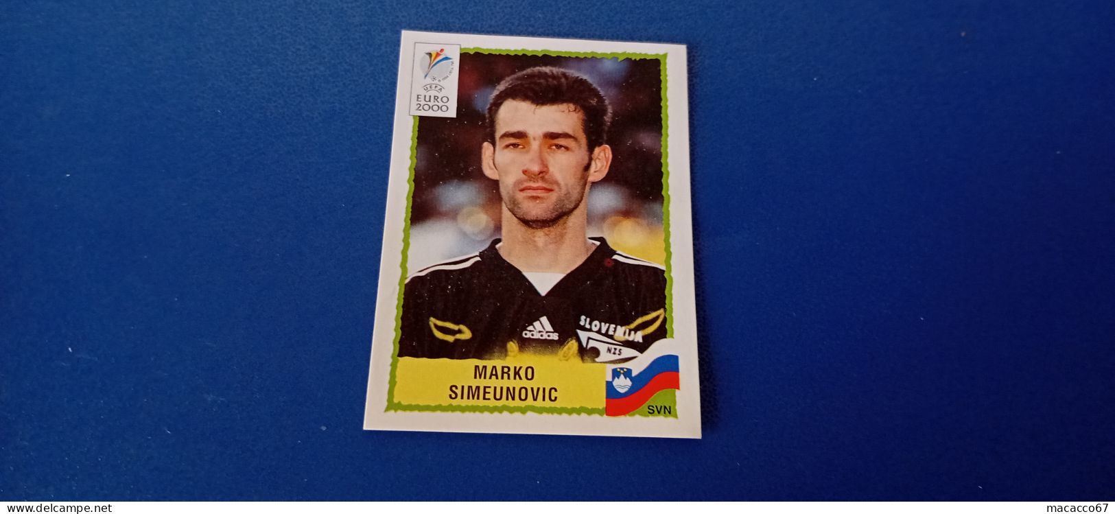 Figurina Panini Euro 2000 - 255 Simeunovic Slovenia - Italian Edition
