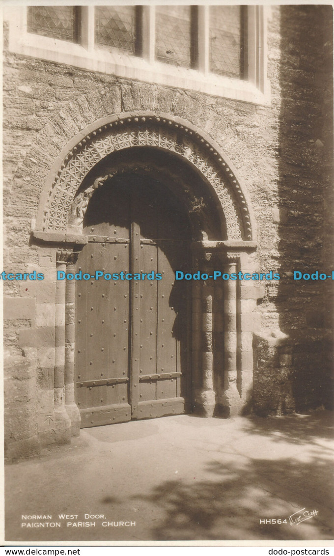 R001144 Norman West Door. Paignton Parish Church. Walter Church. No HH564. RP - Monde