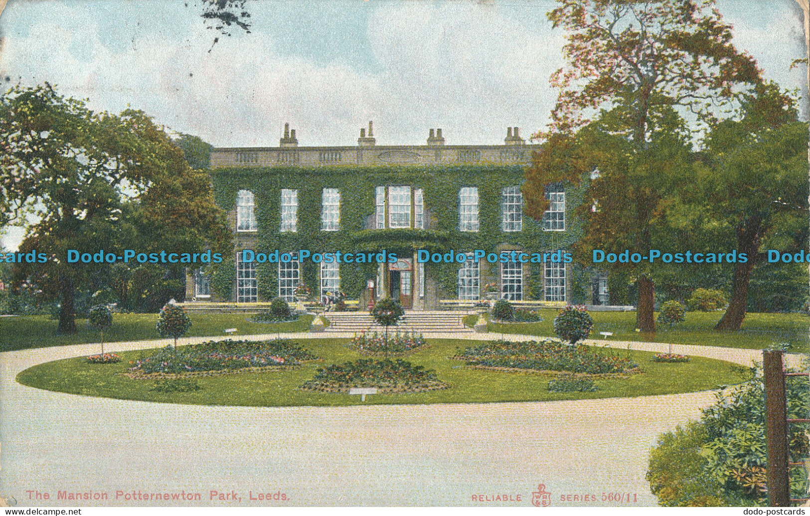 R001047 The Mansion Potternewton Park. Leeds. Reliable. 1908 - Monde