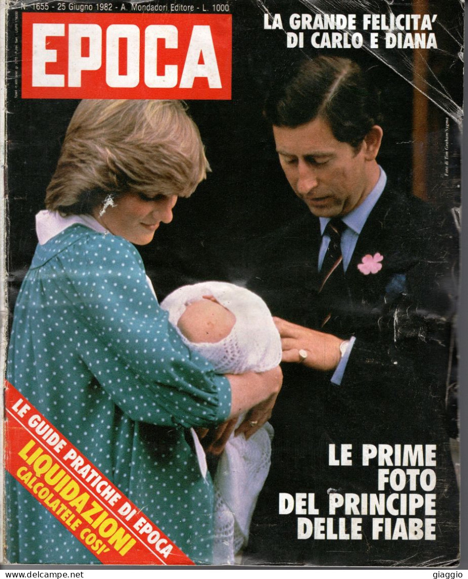 °°° RIVISTA EPOCA N° 1655 DEL 25 GIUGNO 1982 °°° - Autres & Non Classés