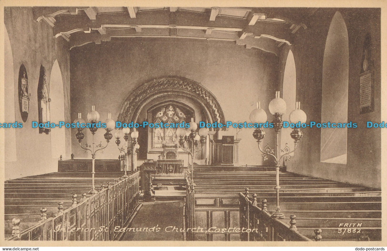 R001052 Interior. St. Edmunds Church. Castleton. Frith. No 37832 - Monde