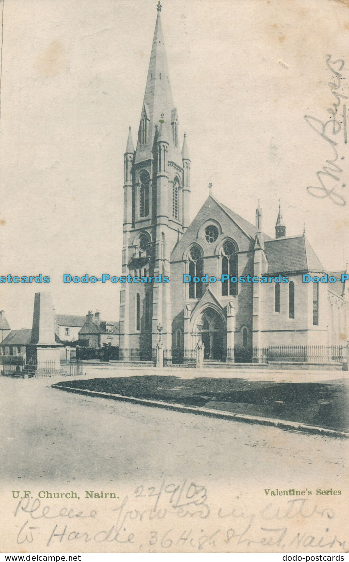 R001056 U. F. Church. Nairn. Valentine. 1903 - Monde