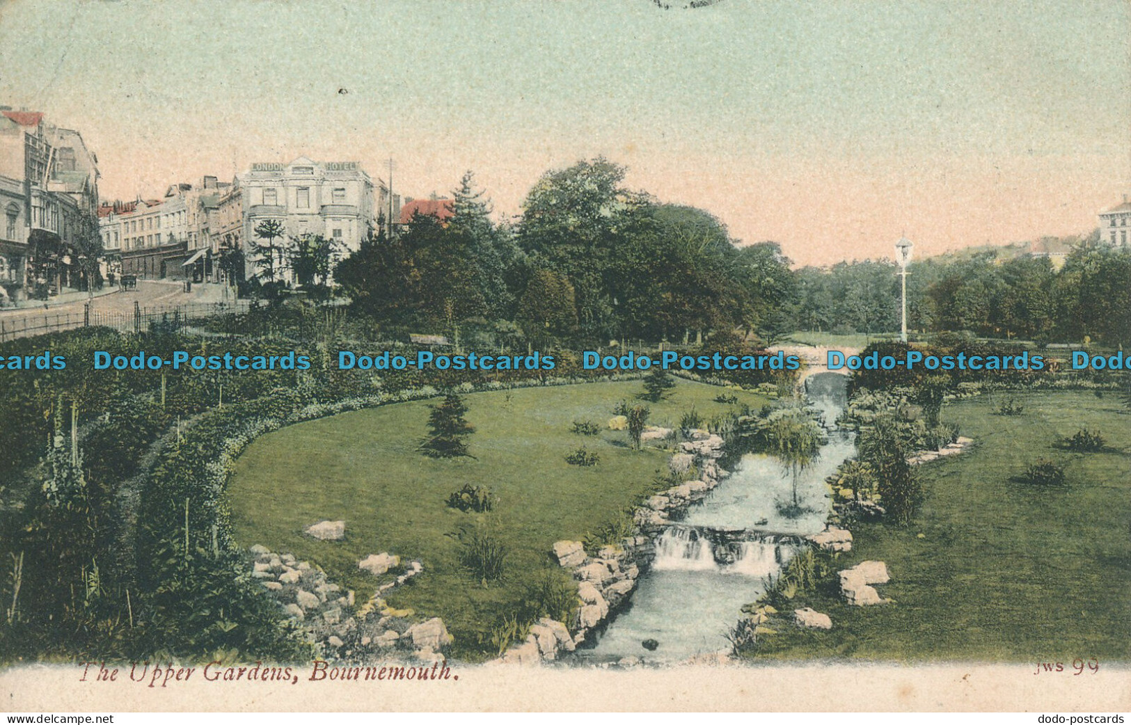 R001062 The Upper Gardens. Bournemouth. Welch. 1906 - Monde