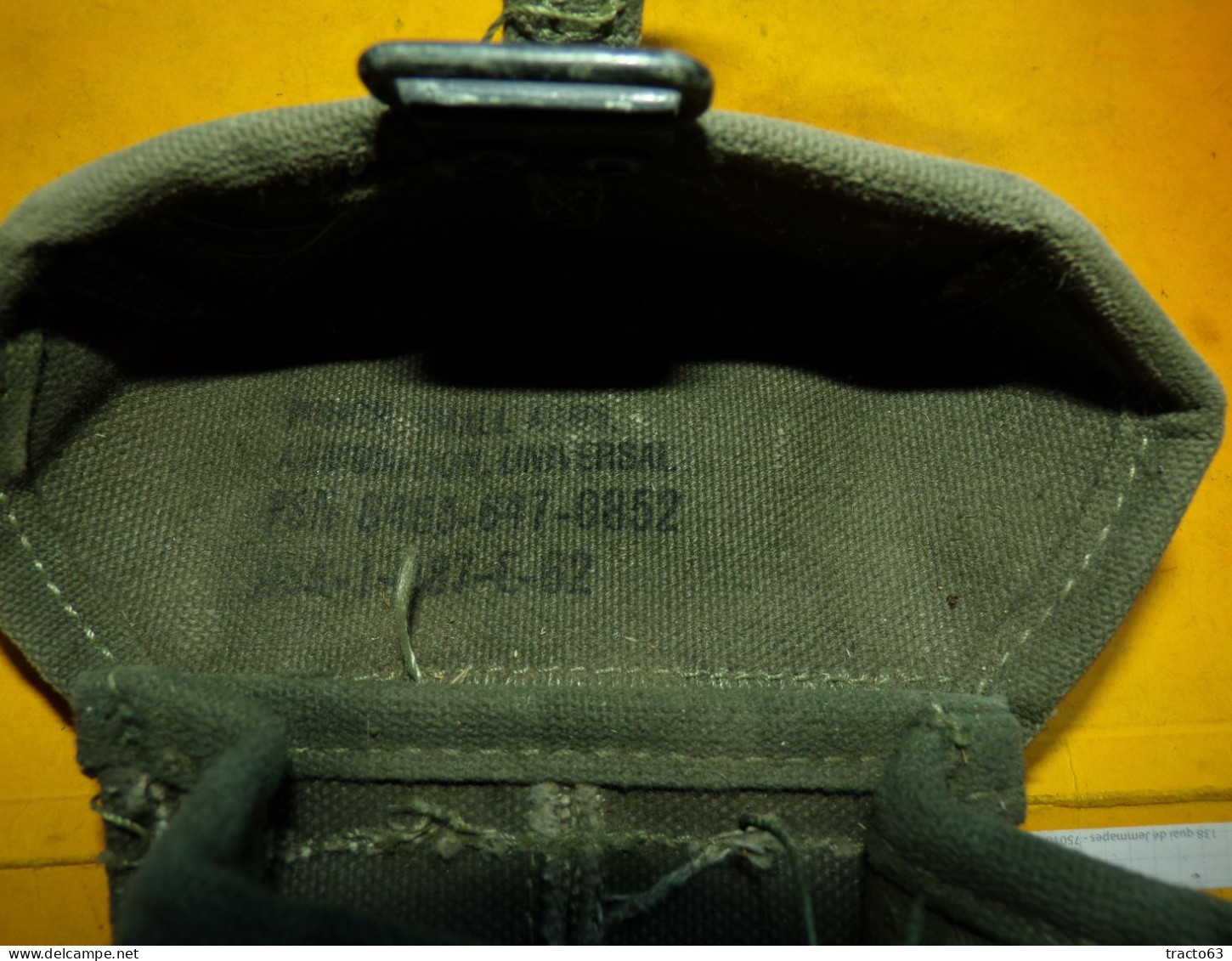 ARMEE AMERICAINE U.S : PORTE MAGASINS POUR  M 14, TAMPON DANS LE RABAT BIEN LISIBLE 1962, VENDU EN BON ETAT VOIR PHOTOS - Equipment