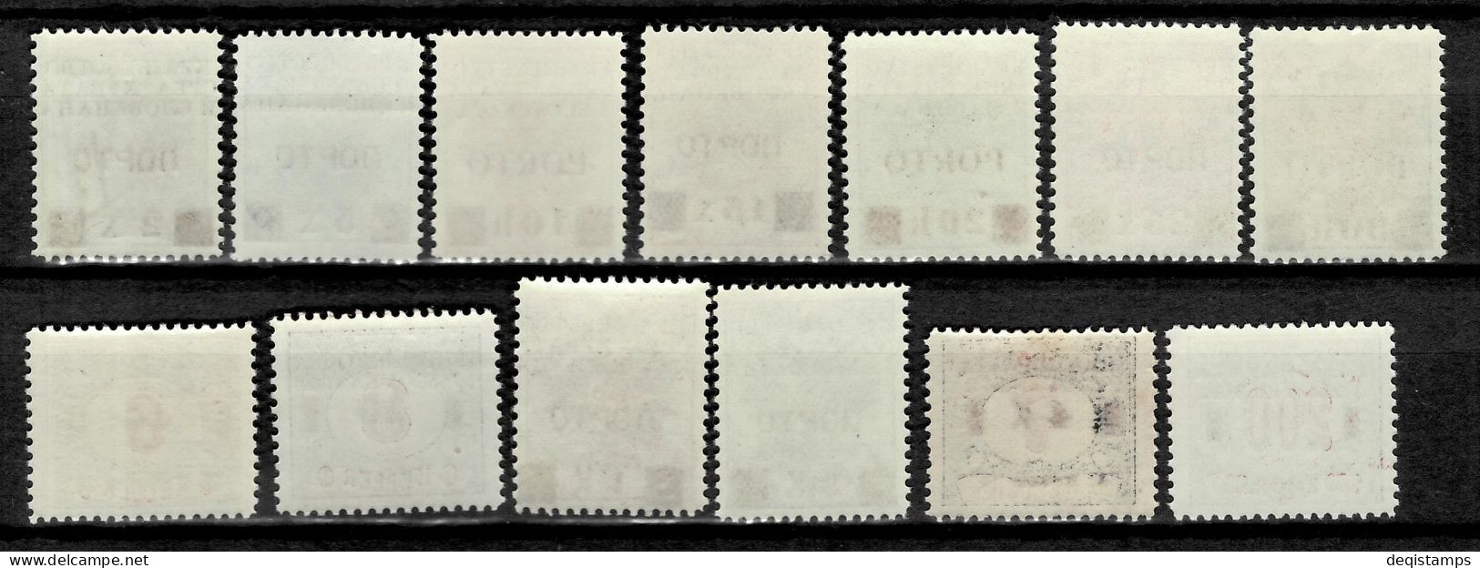 SHS - Bosnia 1919 Complete Porto Set Michel 14-26 Mint Never Hinged (**) - Unused Stamps
