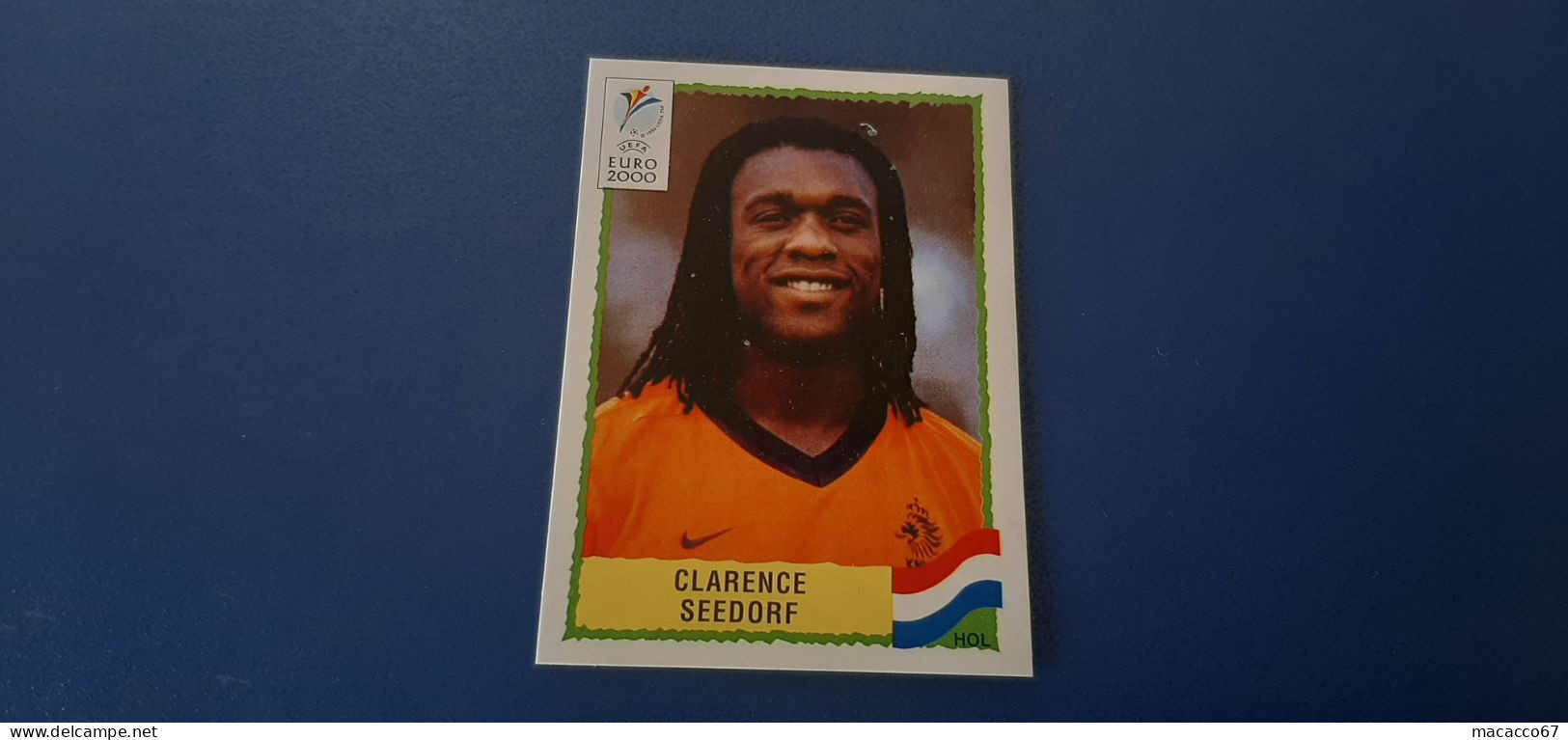 Figurina Panini Euro 2000 - 283 Seedorf Olanda - Edition Italienne