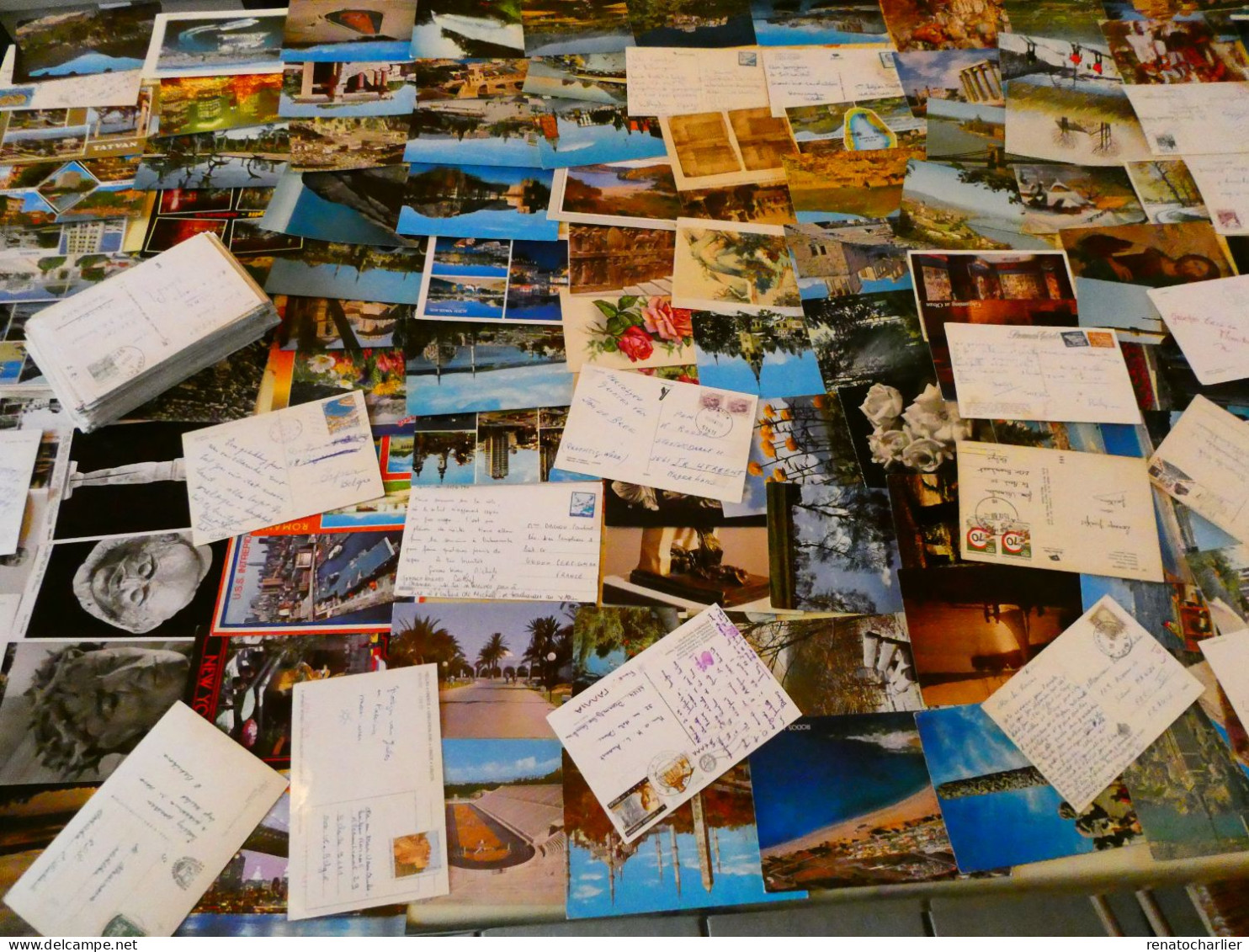 Lot De 255 Cartes Postales"Divers Pays".Neuves Et écrites.(Bulgarie,Turquie,GRECE,USA,Irlande,...) - 100 - 499 Postcards