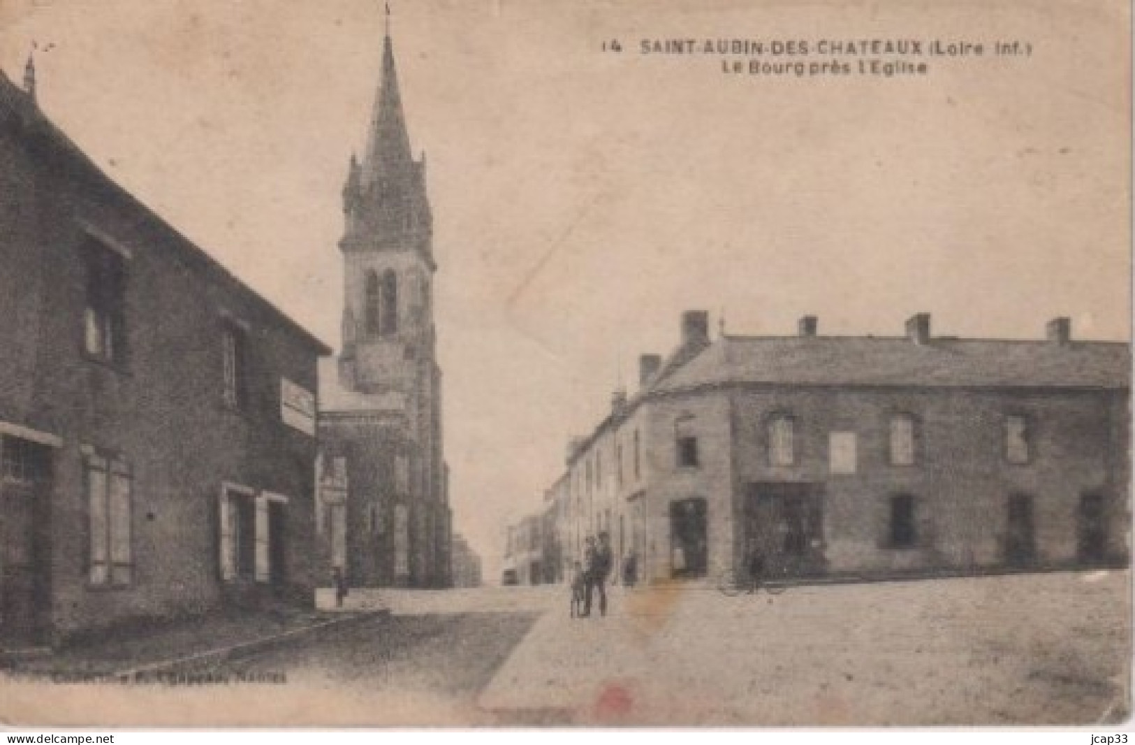 44 SAINT AUBIN DES CHATEAUX  -  Le Bourg Près L'Eglise  - - Autres & Non Classés
