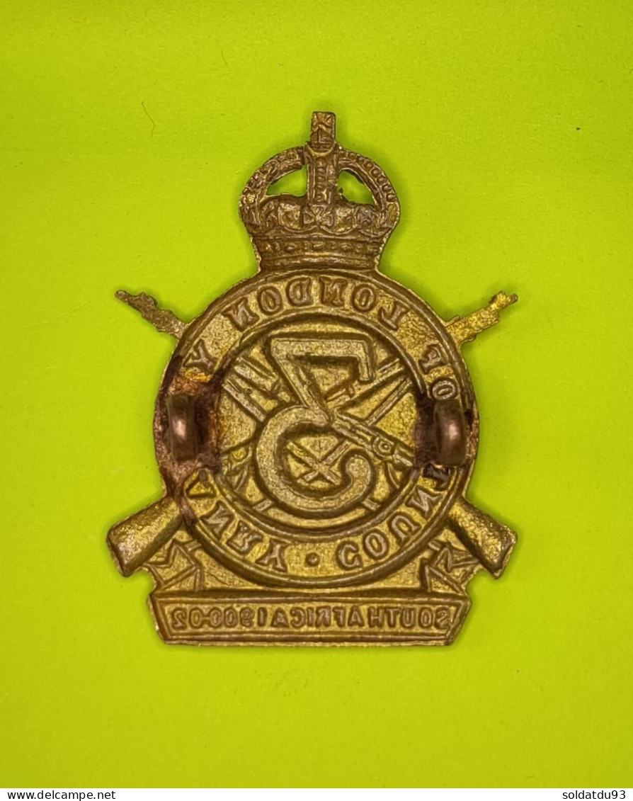 Insigne De Casquette Yeomanry Du 3e Comté De Londres ( Tireur D Elite ) - 1914-18