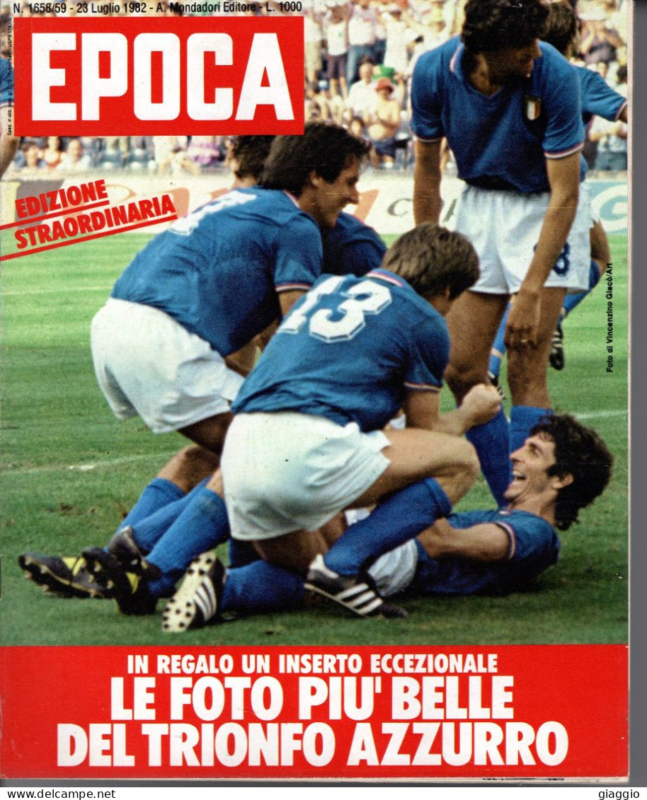 °°° RIVISTA EPOCA N° 1658/59 DEL 23 LUGLIO 1982 °°° - Andere & Zonder Classificatie