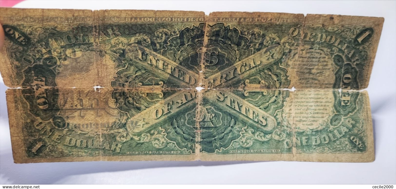 1880 USA $1 DOLLAR  *BROWN SEAL* UNITED STATES BANKNOTE  BILLETE ESTADOS UNIDOS COMPRAS MULTIPLES CONSULTAR - Billets Des États-Unis (1862-1923)