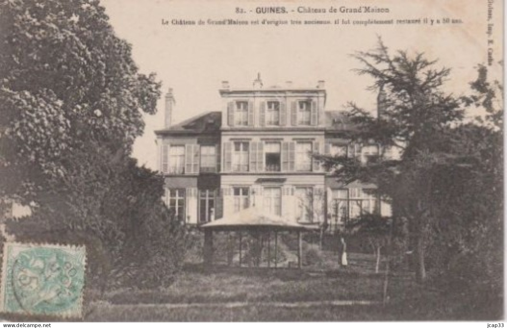 62 GUINES  -  Chateau De Grand'Maison  - - Guines