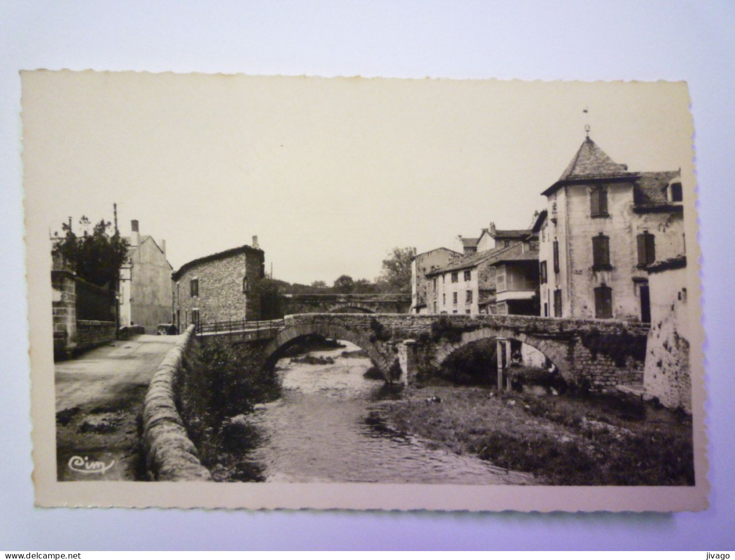 2024 - 1802  LANGOGNE  (Lozère)  :  Les Ponts Sur Le Langouyrou  -  Carte  SM   XXX - Langogne