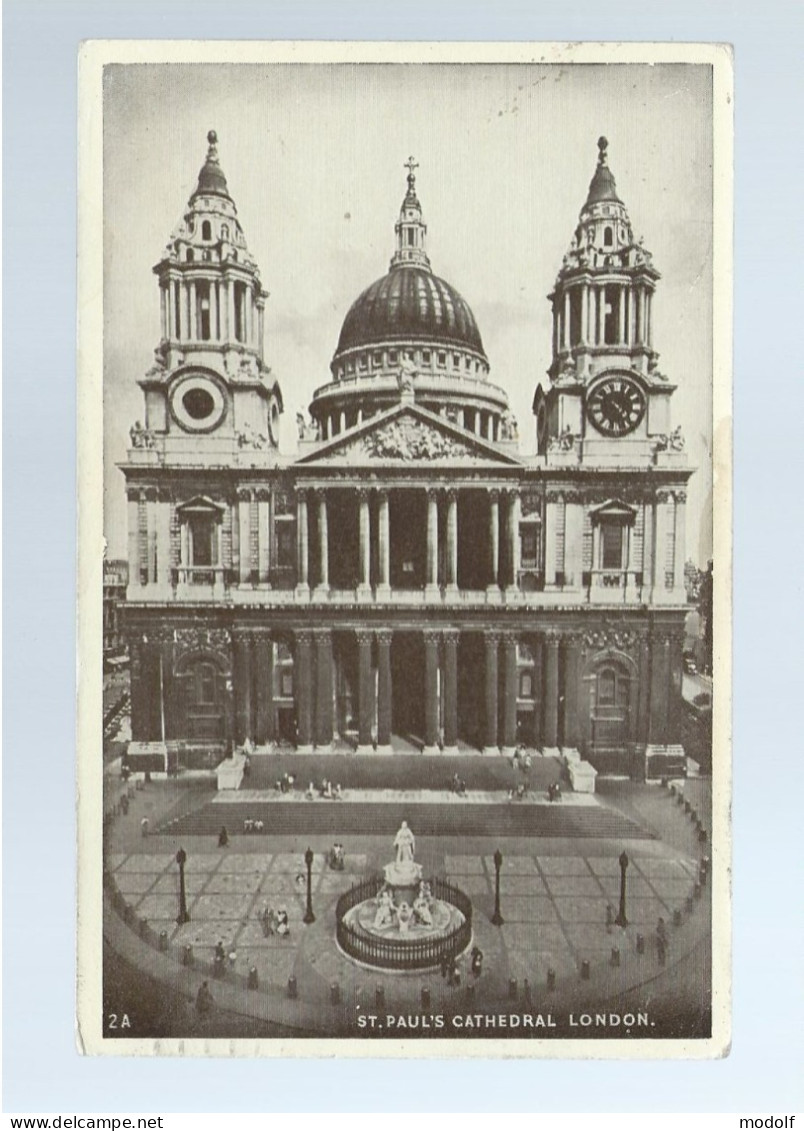 CPA - Royaume-Uni - St. Paul Cathedral, London - Circulée En 1956 - St. Paul's Cathedral