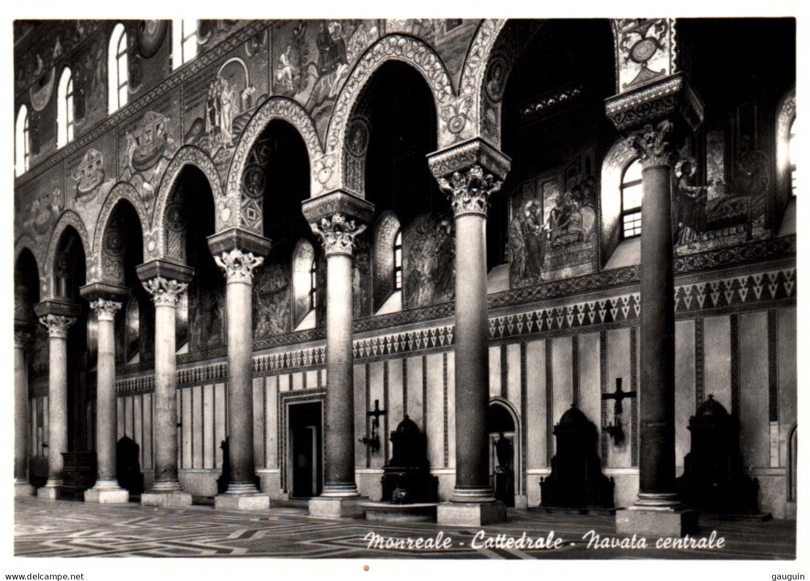 CPSM - PALERMO - MONREALE - Cathédrale Nef Centrale ... Edition G.B.P. - Palermo