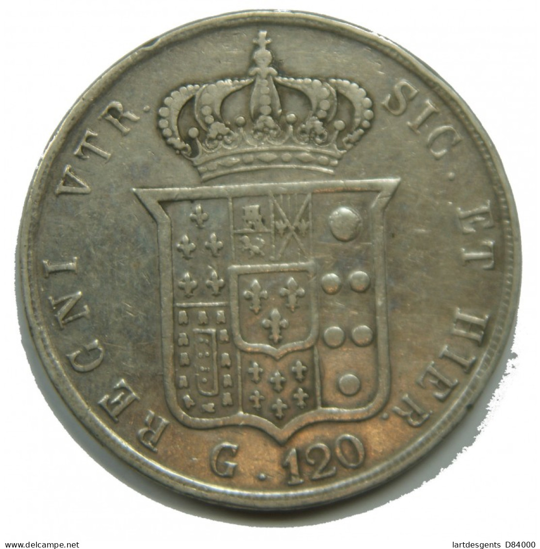 ITALIE - 120 Grana 1857 - FERDINANDO II - DUE SICILE - Andere & Zonder Classificatie