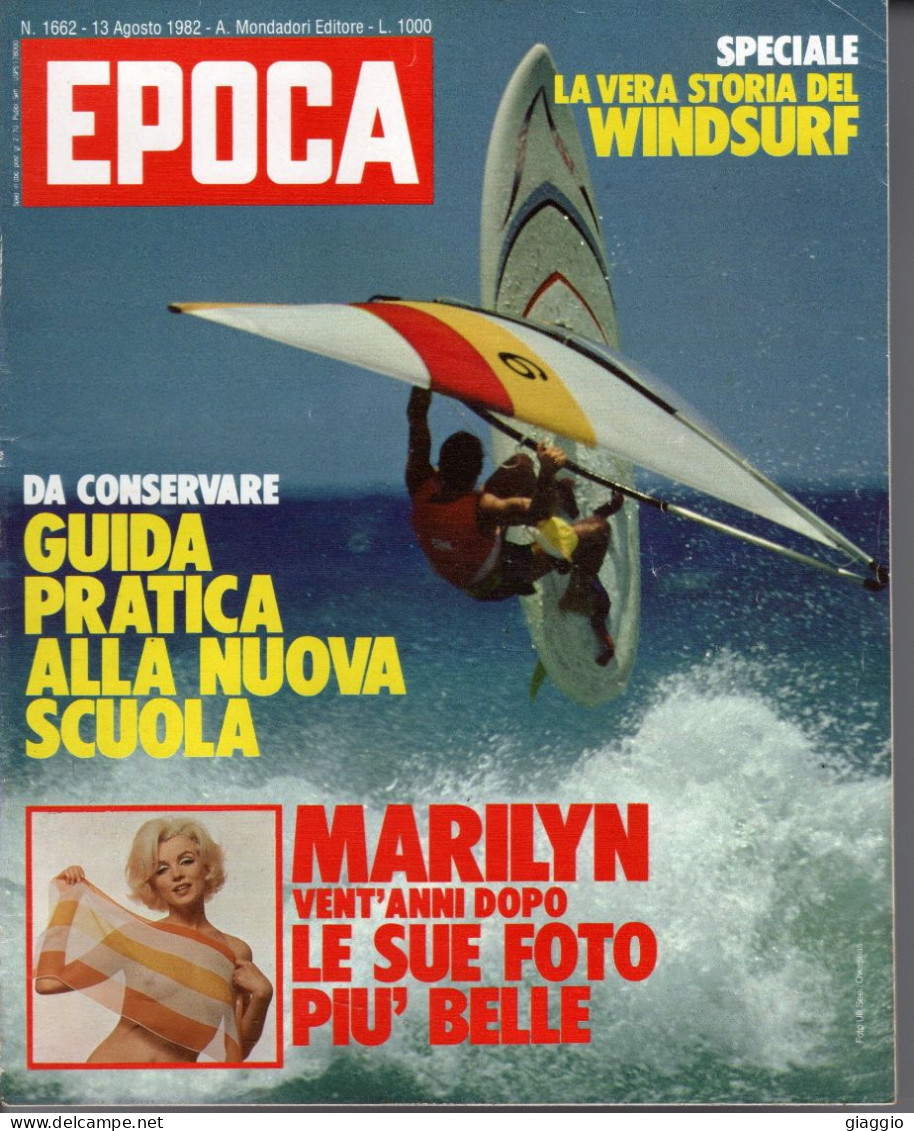 °°° RIVISTA EPOCA N° 1662 DEL 13 AGOSTO 1982 °°° - Autres & Non Classés