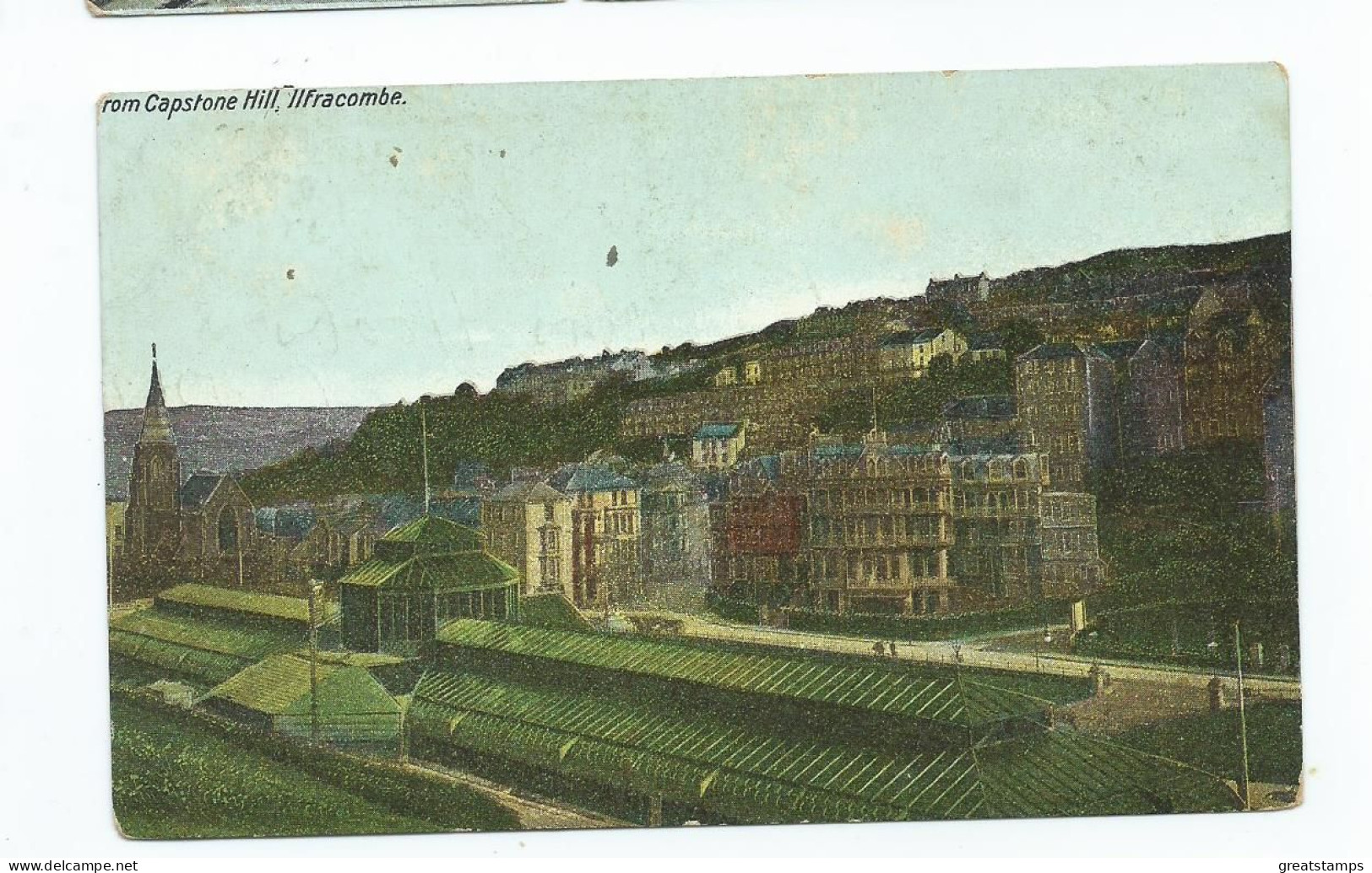 Postcard  Devon Ilfracombe From   Capstone Hill Posted 1906 - Ilfracombe