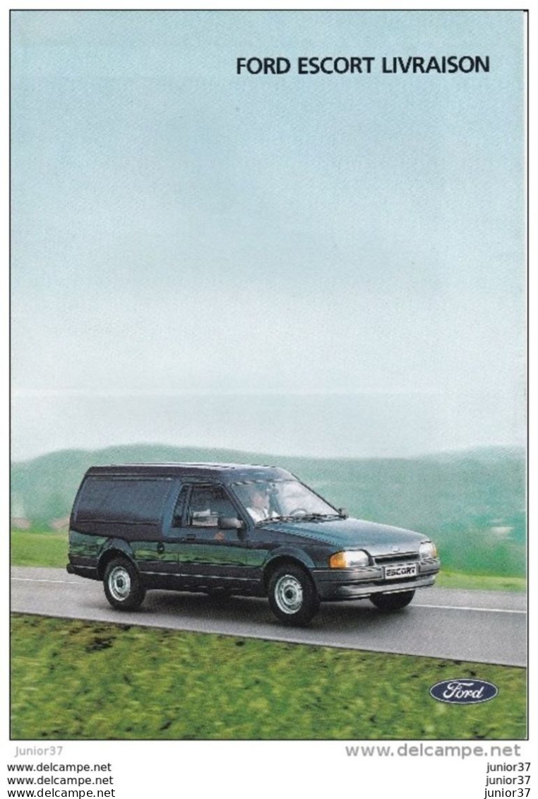 Dépliant Ford Escort Livraison - Werbung