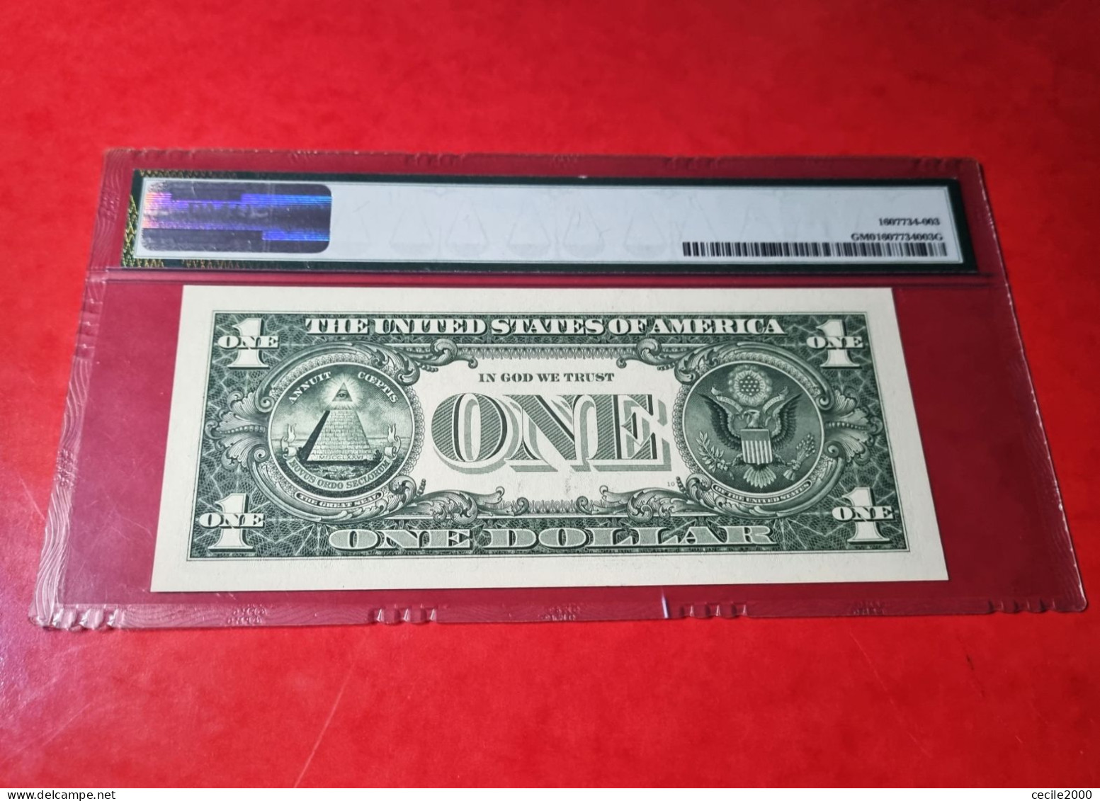 2013 $1 DOLLAR NEW YORK USA UNITED STATES BANKNOTE PMG GEM UNC BILLETE ESTADOS UNIDOS*COMPRAS MULTIPLES CONSULTAR - Billets De La Federal Reserve (1928-...)