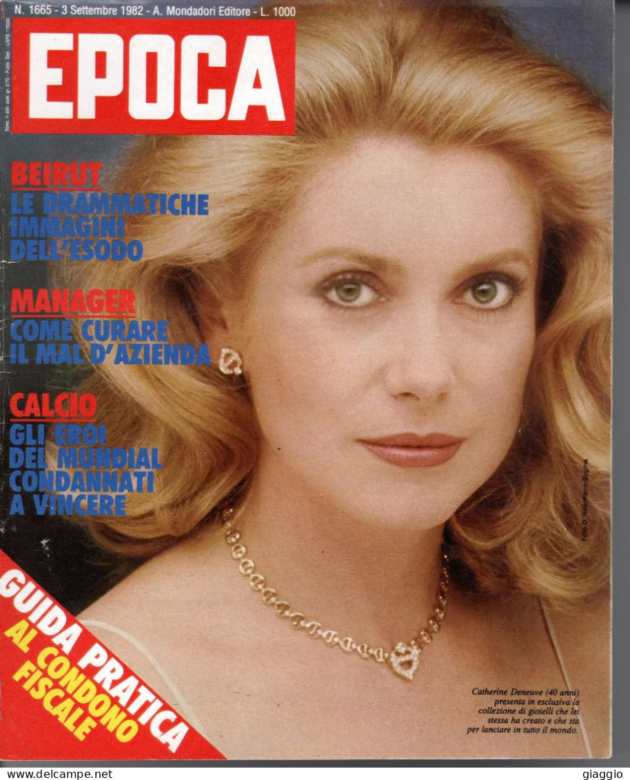 °°° RIVISTA EPOCA N° 1665 DEL 3 SETTEMBRE 1982 °°° - Sonstige & Ohne Zuordnung